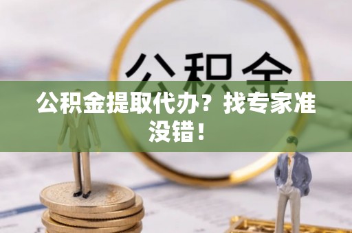 桂东公积金提取代办？找专家准没错！