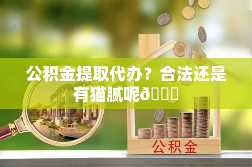 桂东公积金提取代办？合法还是有猫腻呢😏