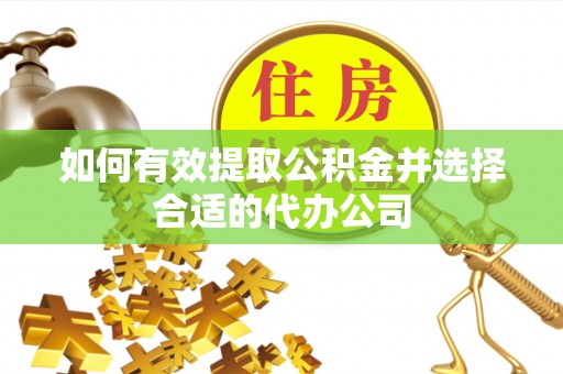 桂东如何有效提取公积金并选择合适的代办公司